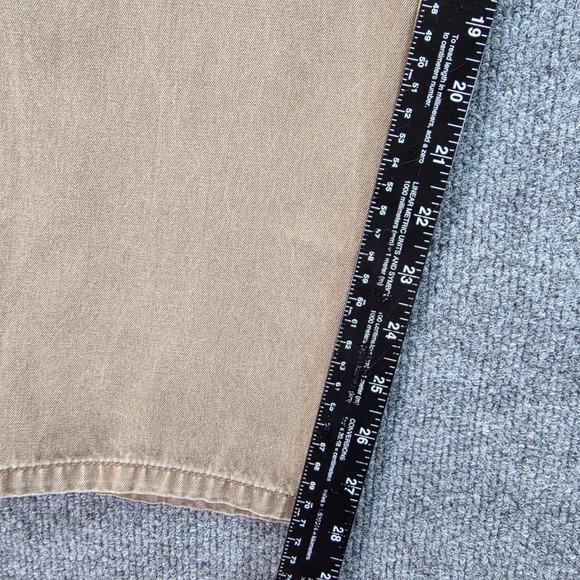 Peter Millar Mens Brown Chinos Pants Size 34 Cotton Flat Front Casual - Picture 7 of 9